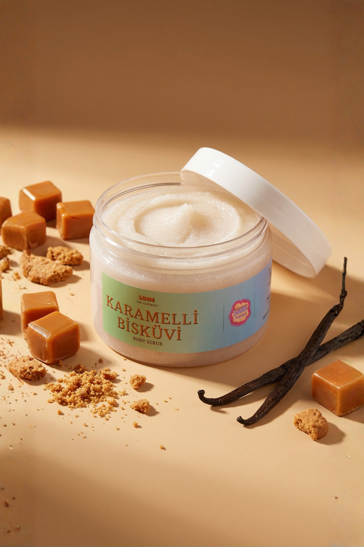 Karamelli Bisküvi Body Scrub