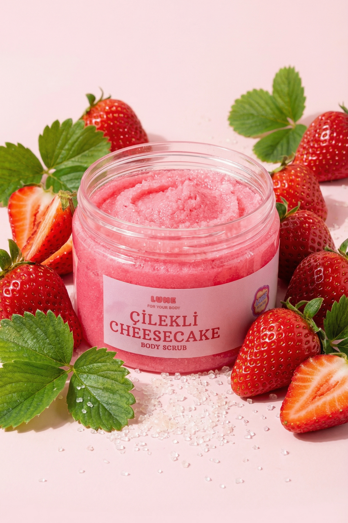 Çilekli Cheesecake Body Scrub