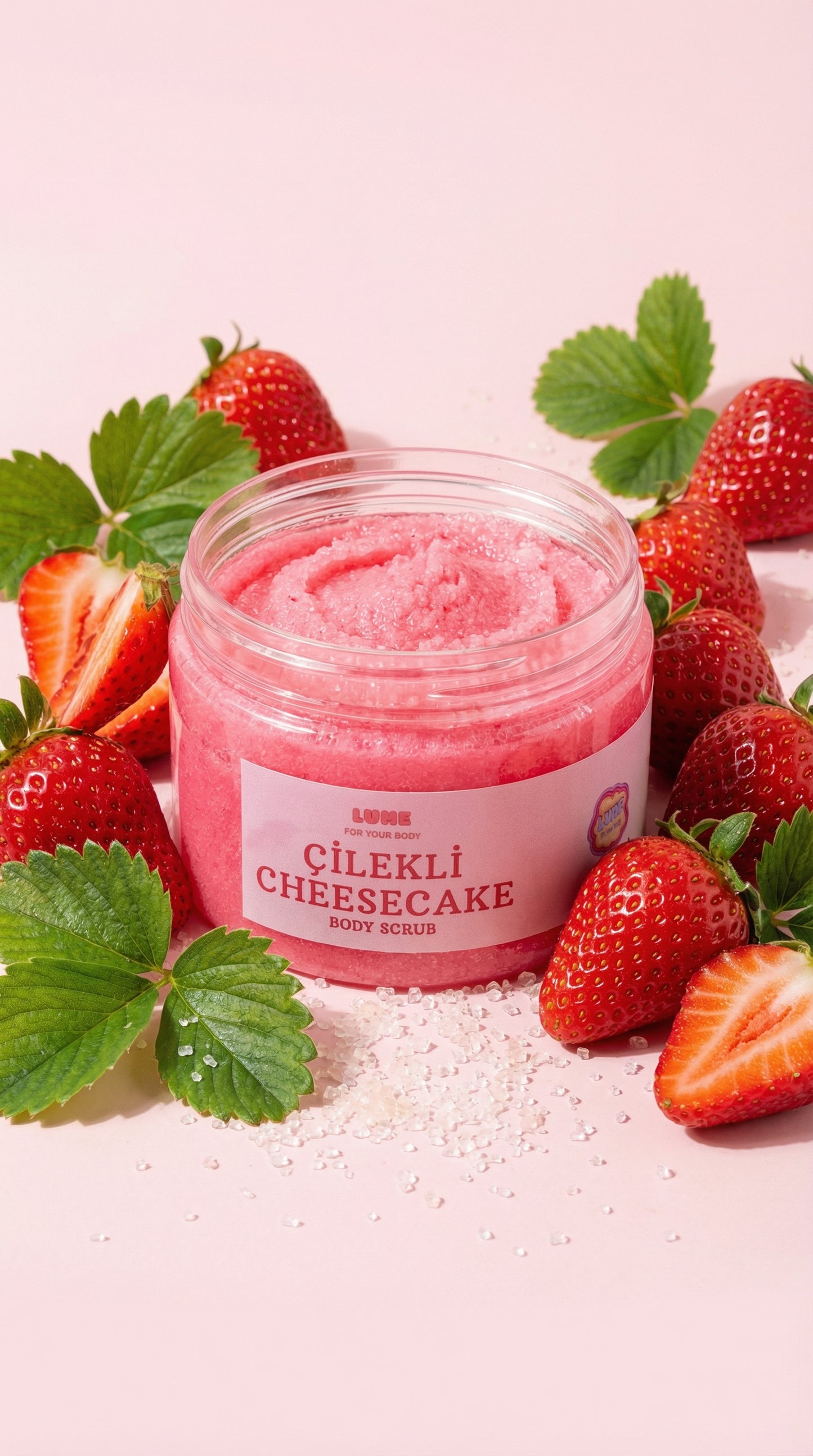 Çilekli Cheesecake Body Scrub