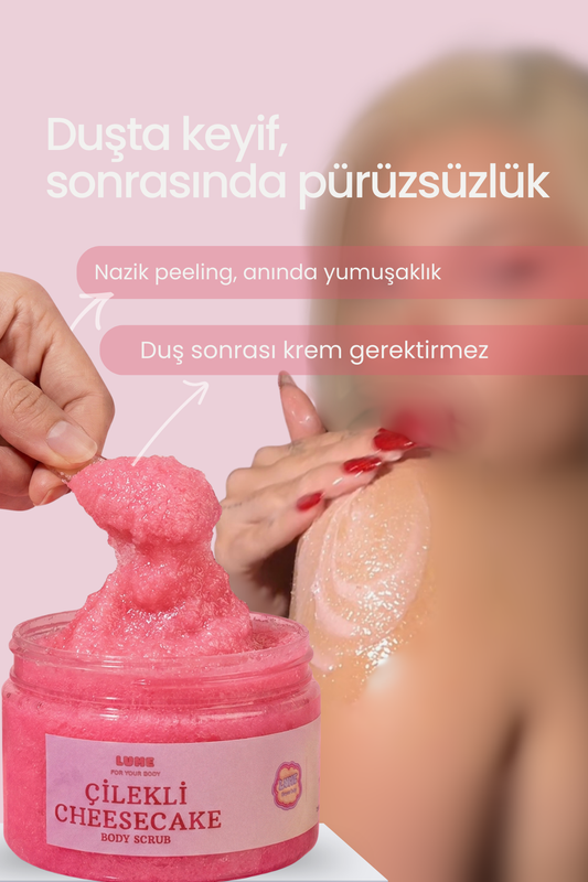 Çilekli Cheesecake Body Scrub