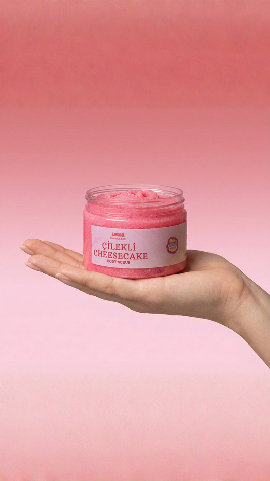 Çilekli Cheesecake Body Scrub