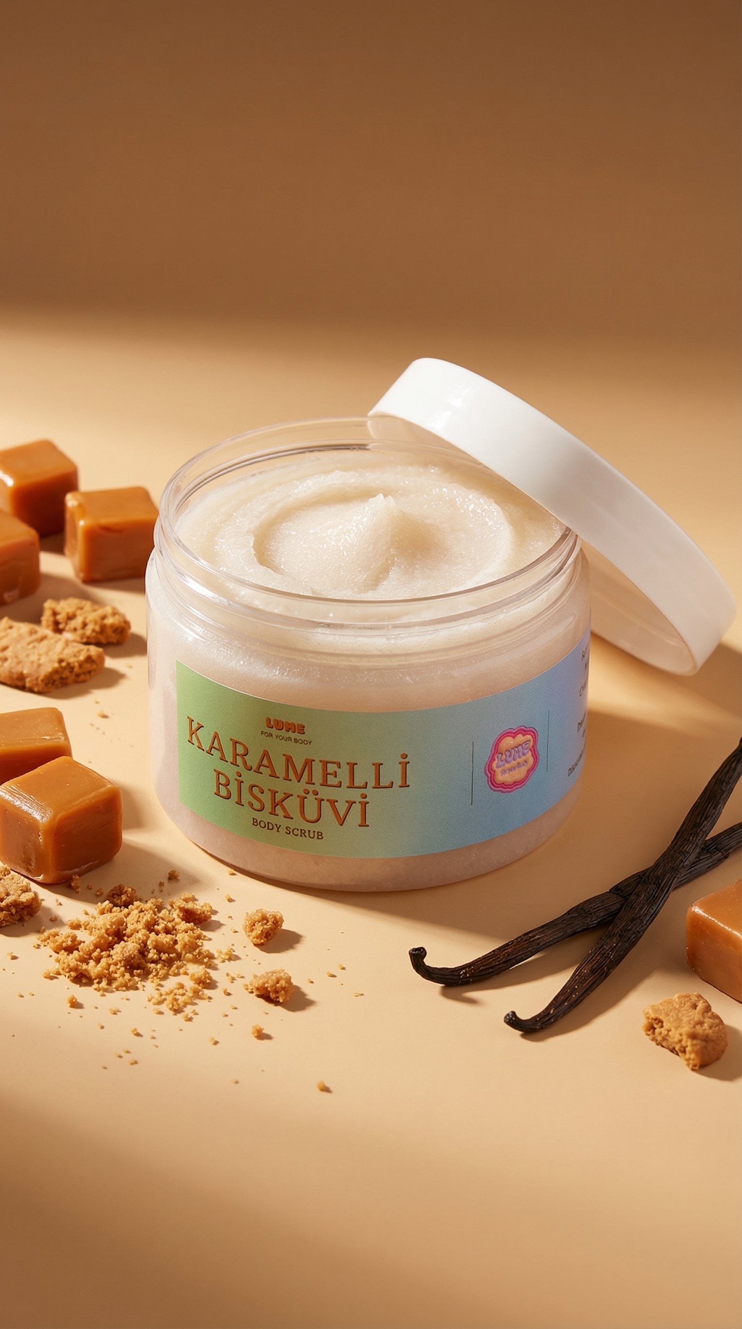 Karamelli Bisküvi Body Scrub